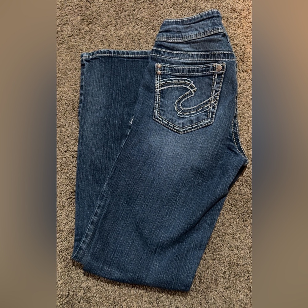 Silver Jeans Dark Blue Boot Cut Women's Jeans